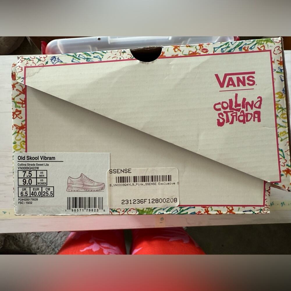 Vans Shiny Pink Collina Strada x Vans Collaboration sz 9 - Picture 4 of 16